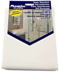 Momba synthetic chamois white super absorbent 37x38cm for sanitary use