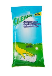 Cleany wet wipes universal 40 pieces cleaning wipes