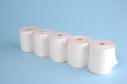 Cilgro duplicate roll paper white/yellow 76x70x12mm 5 pieces till roll
