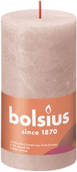 Bolsius Rustiek stompkaars 130/68 - Misty Pink
