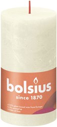 Bolsius Rustiek stompkaars 130/68 - Soft Pearl