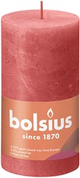Bolsius Rustiek stompkaars 130/68 - Blossom Pink