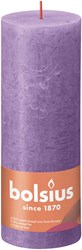 Bolsius Rustiek stompkaars 190/68 - Vibrant Violet
