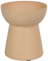 Countryfield metal vase salmon decoration 12cm multicolor