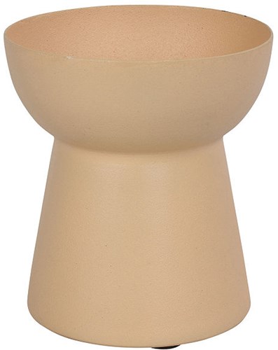 Countryfield metal vase salmon decoration 12cm multicolor
