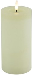 Countryfield LED pillar candle rustic - atmospheric decoration cream 15 cm