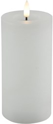 Countryfield LED pillar candle rustic white 15cm - atmospheric lighting