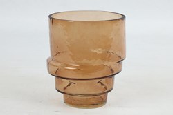 Countryfield toy decoration vase Angelica brown 15cm cardboard