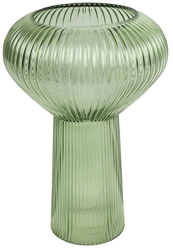 Countryfield vase glass green 29cm - modern home decoration