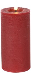 Countryfield LED pillar candle rustic red 15cm - atmospheric lighting