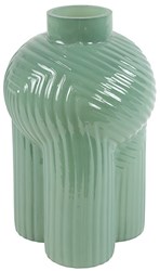 Countryfield vase glass green modern decoration 30cm flower vase