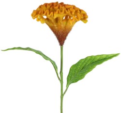 Countryfield artificial flower Celosia orange decorative flower 62cm