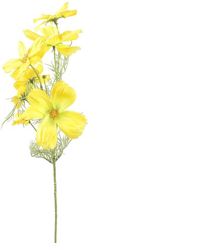 Countryfield artificial flower decoration Cosmos yellow 74cm - artificial flowers