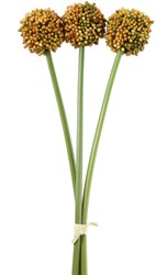 Countryfield artificial flower Allium sativum orange decorative flower 55cm