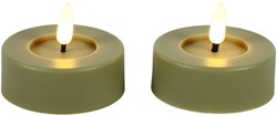 Countryfield LED tealight rustic gold 2 pieces - atmospheric lighting