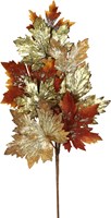 Countryfield artificial flower decoration glitter gold brown 68cm - artificial branch
