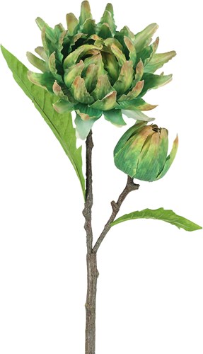 Countryfield artificial flower decoration Cynara cardunculus green 73cm