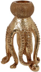 Countryfield tealight holder gold toy decoration 21cm octopus