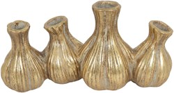 Countryfield vase Fabio gold bulb-shaped ceramic decoration 14cm
