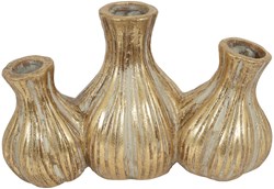 Countryfield vase Fabio bulb gold decoration 17cm - stylish vase