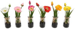 Countryfield artificial poppy toy decoration vase multicolor