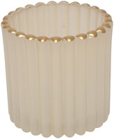 Countryfield tealight holder cream decoration mood light 7x7x7.5cm