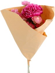 Countryfield artificial bouquet pink decorative flowers 75cm long