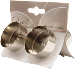 Theelichthouder silver set of 4 - stylish candle holders for arrangements