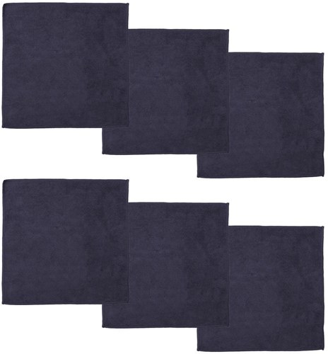 DDDDD microfiber cleaning cloth Billie 30x30 blue set of 6