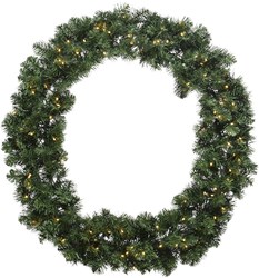 Imperial Christmas Wreath 50cm with Lights for Indoor and Outdoor