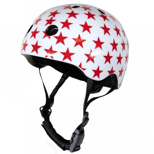 White with red stars White with red stars