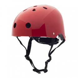 Coconuts kids helmet Ruby Red for safety and style - bike helmet XS Ruby Red plain