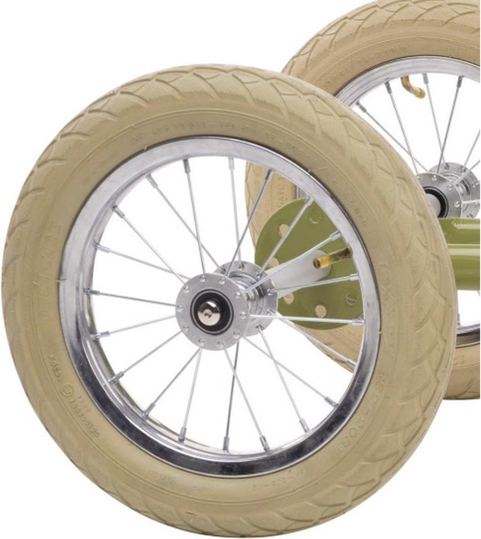 Trybike trike kit vintage green Extra wheel Planet Happy