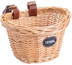 Coconuts bike basket for Trybike Steel - wicker basket for balance bike