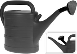 Koopman watering can garden 10 litre anthracite with spray head plastic