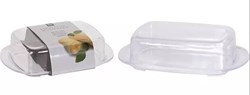 Excellent Houseware butter dish plastic with lid transparent kitchen