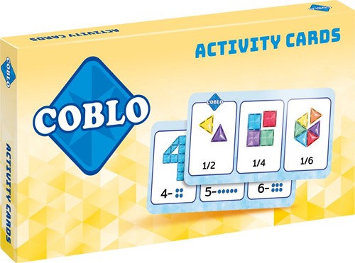 Coblo toy magnetic tiles activity cards 14 pieces
