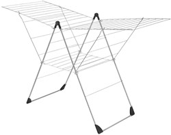 Metaltex drying rack - Vento 30 meters grey clothes airer with durable coating