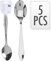 Excellent Houseware teaspoon set - stainless steel - 5 pieces - durable