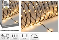 320LED wire string lights extra warm white 24 meter IP44 Christmas lights