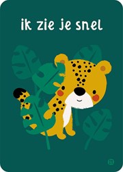 Bora Shop Jungle postcard - See you soon - cheerful greeting card