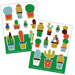 Bora Shop sticker sheets cactus 2 x A6 - creative sticker set