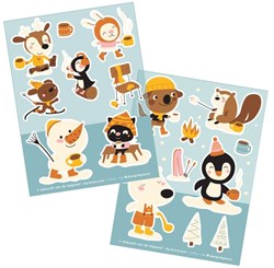 Bora Shop sticker sheets Hot Chocolat 2 x A6 - creative sticker set