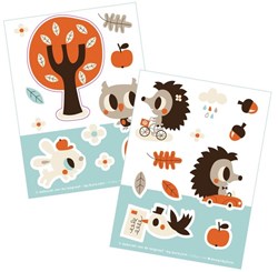 Bora Shop sticker set toy 2 x A6 Henry & Hetty - creative stickers