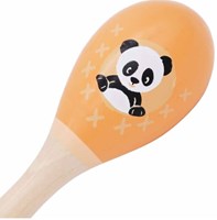 Simply Studio Circus wooden samba rattle music toy for children-2