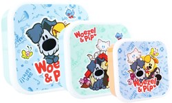 Snackbox Woezel and Pip - 3-in-1 lunchbox set for kids snacking