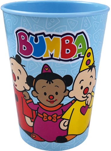 Bumba drinking cup plush colorful plastic for children