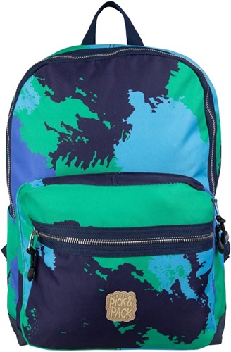 Pick & Pack Faded Camo Backpack L / Blue
