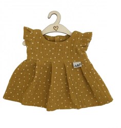Hollie doll dress fashion doll ochre dots cotton spring 34cm