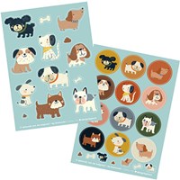 Bora Shop sticker sheets Puppy Love 2 x A6 - creative sticker set